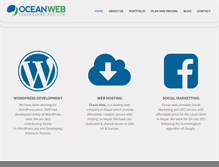 Tablet Screenshot of oceanwebtech.com